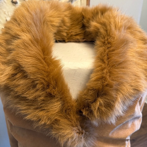 Dennis Basso boho penny lane suede jacket - Picture 2 of 8